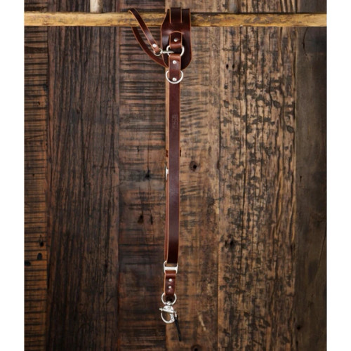 HOLD FAST MONEY MAKER SOLO LEATHER SLING STRAP - MEDIUM RIGHT HAND (WATER BUFFALO BURGUNDY)